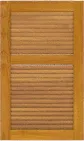 Louvered 60 40  Cypress  Cabinets