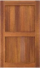 V Groove  Lancaster  Teak  Cabinets