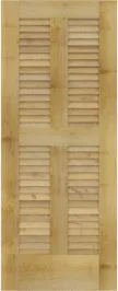 Louvered  Biscane  Maple  Doors