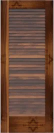 Louvered  Nassau  Walnut  Doors