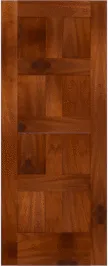 Mission  Deacon  Mahogany  Doors