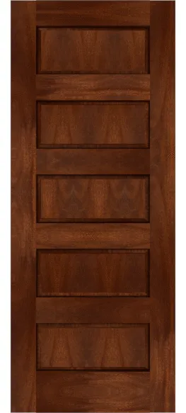 Custom Sapele Entry Doors | Estate Millwork Product Image