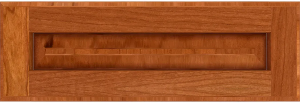 Custom V-Groove Cherry Drawer Fronts | Estate Millwork Product Image