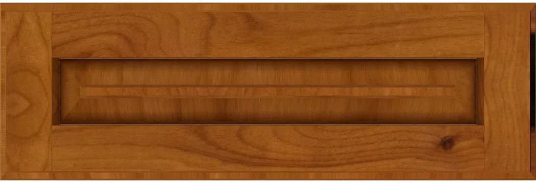 Custom Knotty Alder Beadboard Drawer Fronts | Estate Millwork Product Image