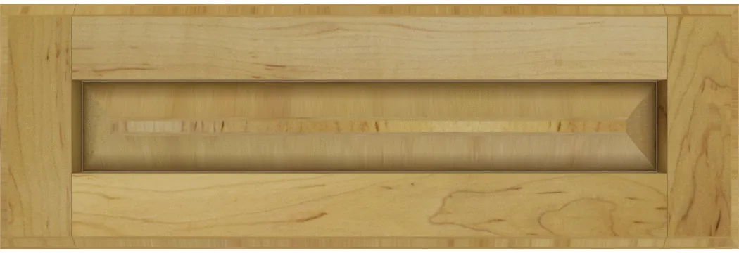 Custom V-Groove Maple Drawer Fronts | Estate Millwork Product Image