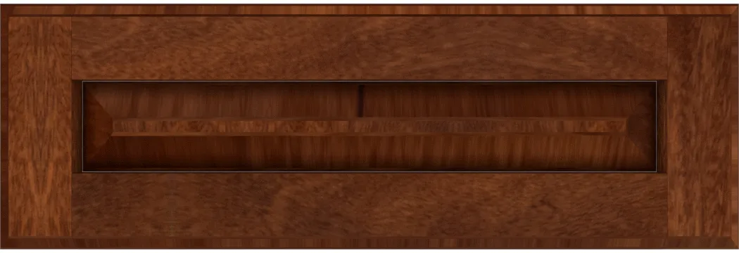 Custom Sapele Board & Batten Drawer Fronts | Estate Millwork Product Image