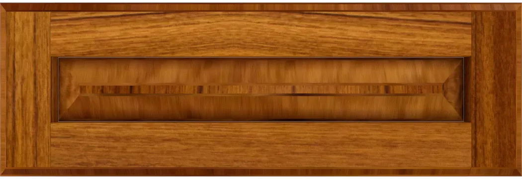 Custom Teak Board & Batten Drawer Fronts | Estate Millwork Product Image