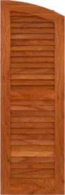 Arched Asheville Cherry Shutters