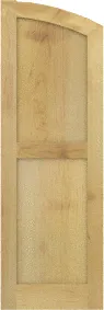 Arched  Grace  Maple  Shutters