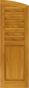 Arched Lighthouse Cypress Shutters