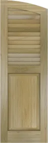 Arched Lighthouse Poplar Shutters