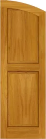 Arched Stone Harbor Cypress Shutters