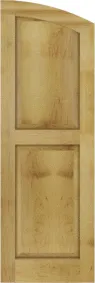 Arched Stone Harbor Maple Shutters