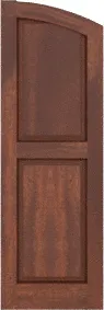 Arched  Vault  Sapele  Shutters