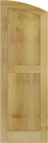 Arched Williamsburg Maple Shutters