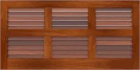Bahama  Kingston  Mahogany  Shutters