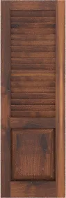 Combination  Commodore  Walnut  Shutters