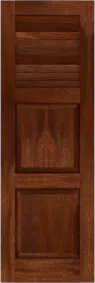 Combination  Salt  Marsh  Sapele  Shutters