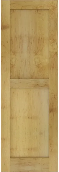 Custom Maple Outside Shutters | Estate Millwork Product Image