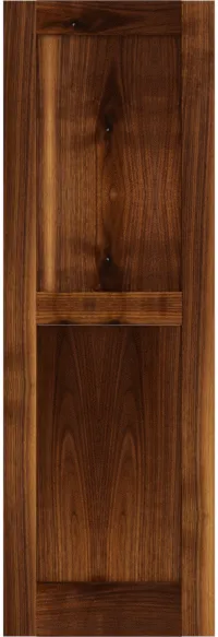 Custom Walnut Outside Shutters | Estate Millwork Product Image