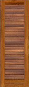 Louvered  Charleston  Teak  Shutters
