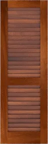 Louvered  Veranda  Mahogany  Shutters