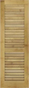 Louvered  Veranda  Maple  Shutters