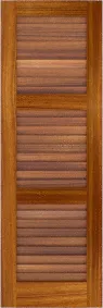 Louvered  Vicksburg  Teak  Shutters