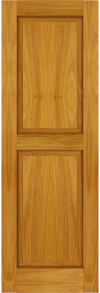 Custom Cypress Raised Panel Shutters | Estate Millwork Product Image