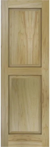 Custom Poplar Raised Panel Shutters | Estate Millwork Product Image