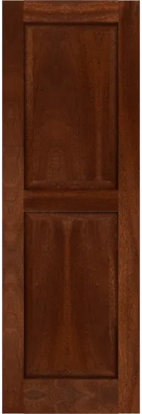 Custom Raised Panel Shutters: All Wood Species | Estate Millwork Product Image