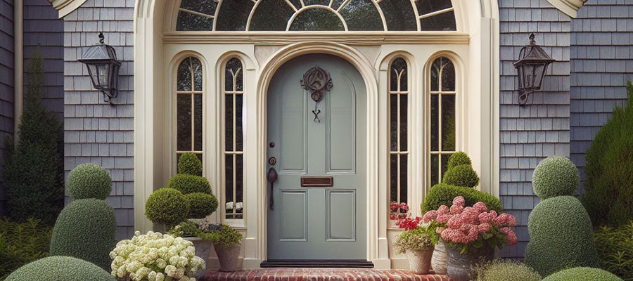Enchanting Portals: Arched Wooden Doors That Welcome