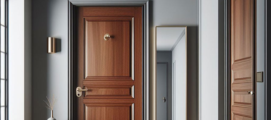 The Grand Entrance: Mahogany Doors as Statement Pieces in