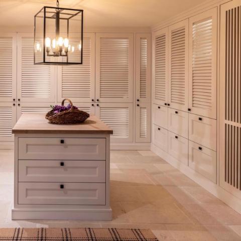 Louvered Kitchen Cabinet Doors