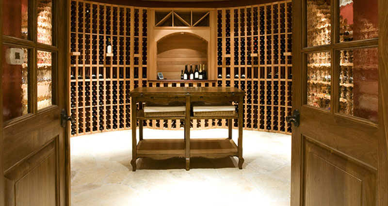 Elegant Wine Cellar Doors
